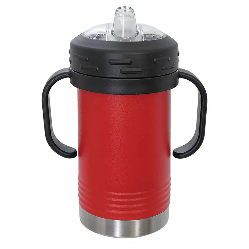10 oz Stainless Steel Insulated Training Sippy Cup Tumblers with Removable Handles