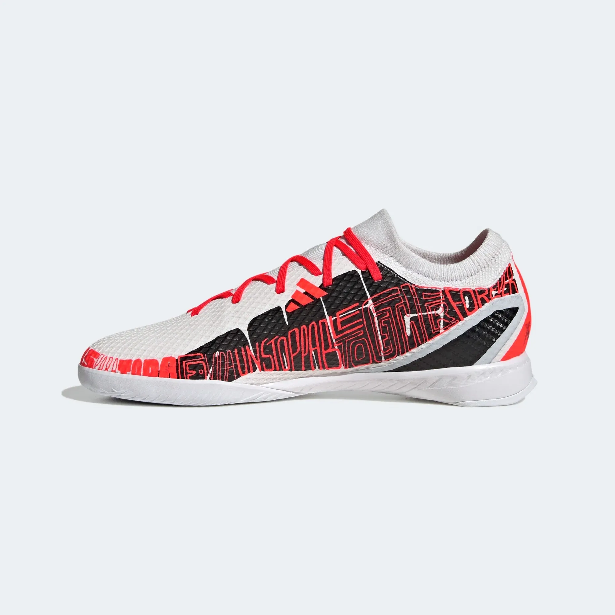 Adidas Adult X Speedportal Messi.3 IN [White/Black/Red]