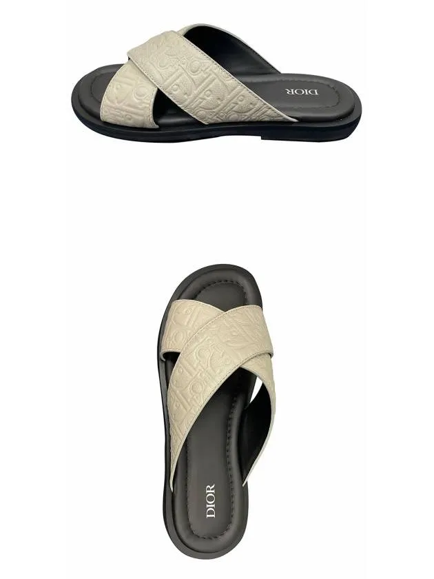 Alias Grained Leather Sandals Beige