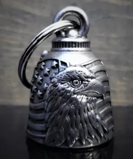 American Eagle & Flag Guardian Angel Gremlin Bell