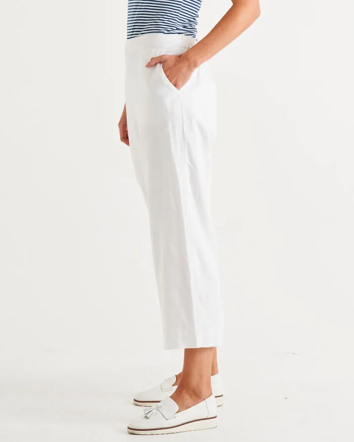 Betty Basics Parker Pant White