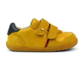 Bobux Step Up Riley - Chartreuse and Navy