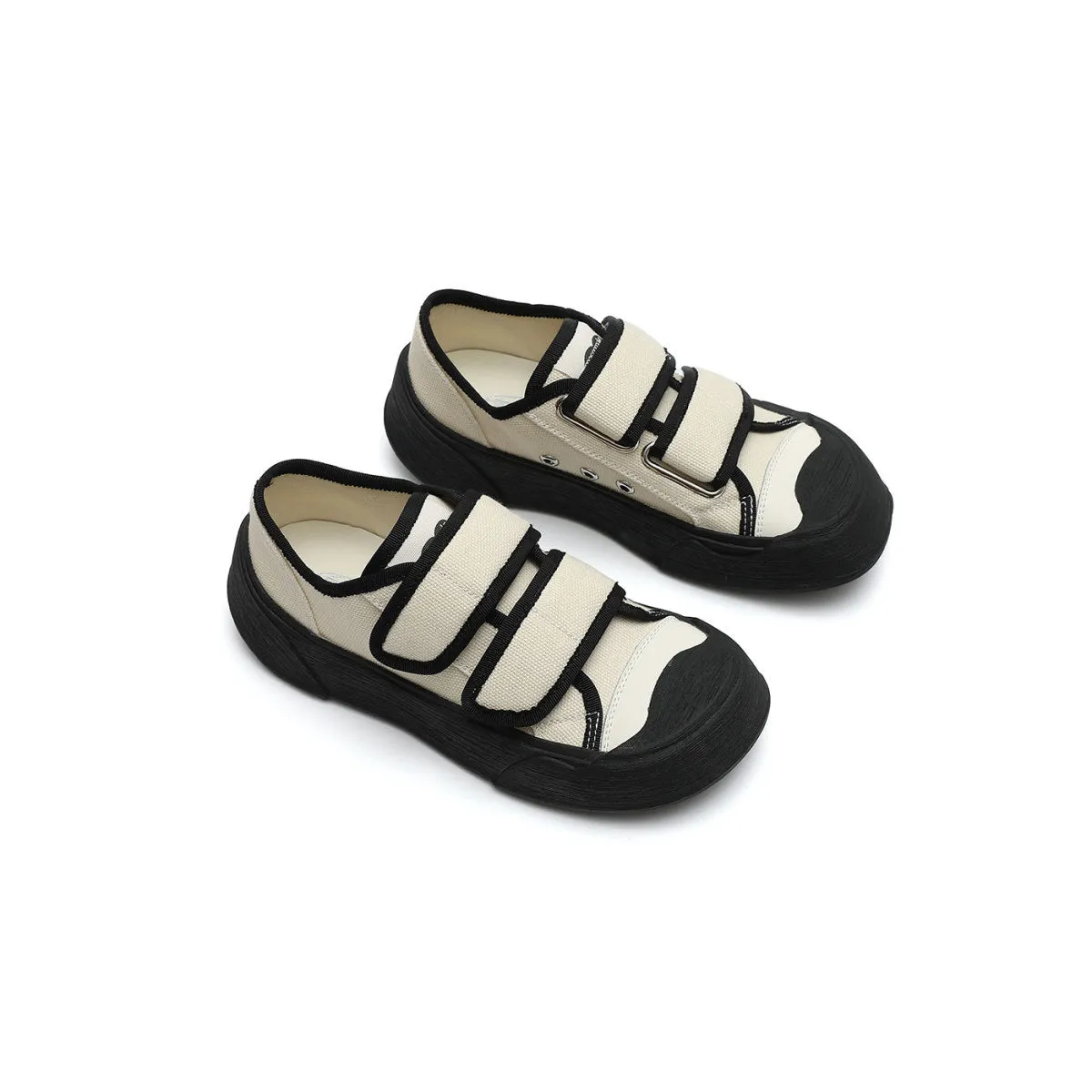 Campus Straps Apricot Canvas Sneakers
