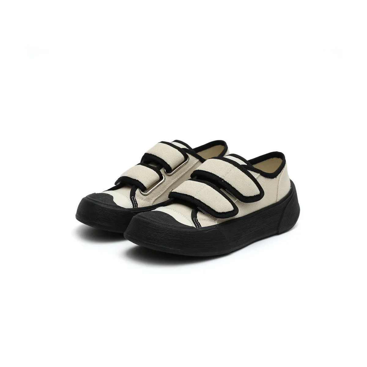 Campus Straps Apricot Canvas Sneakers