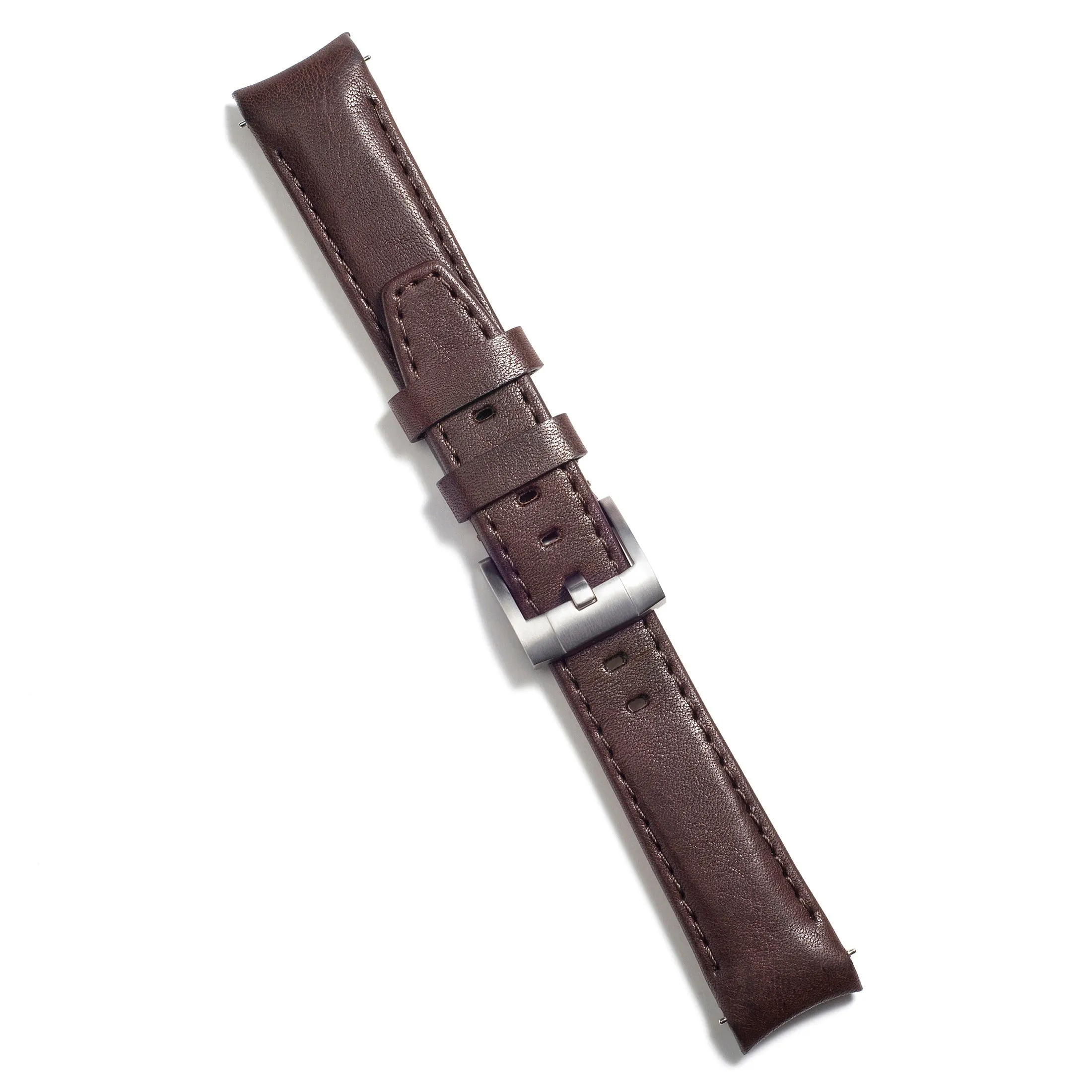 Curved End Leather Strap for Rolex Sea-Dweller with Tang Buckle