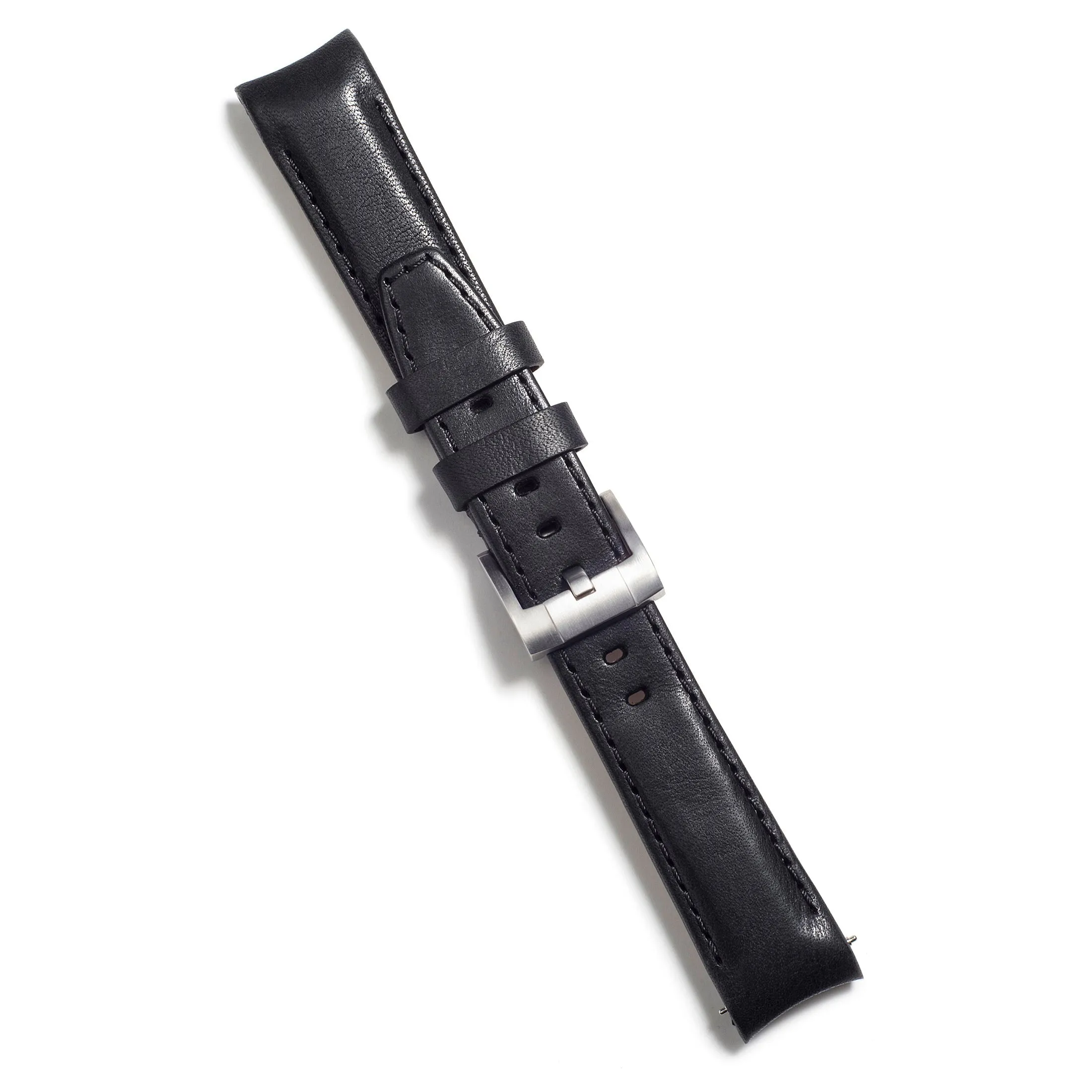 Curved End Leather Strap for Rolex Sea-Dweller with Tang Buckle
