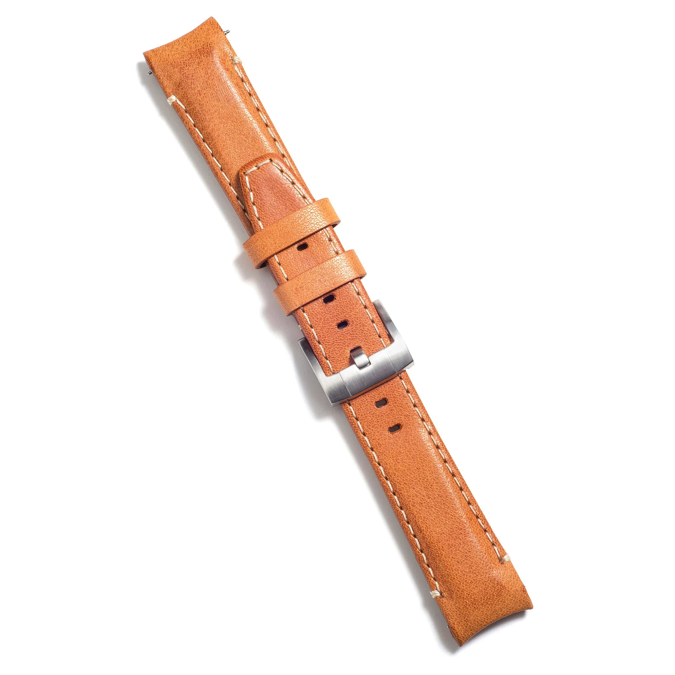 Curved End Leather Strap for Rolex Sea-Dweller with Tang Buckle