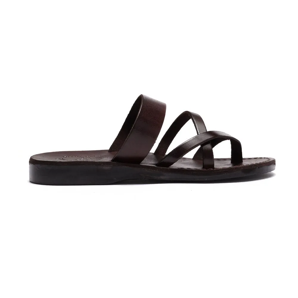 Exodus - Leather Strappy Sandal | Brown