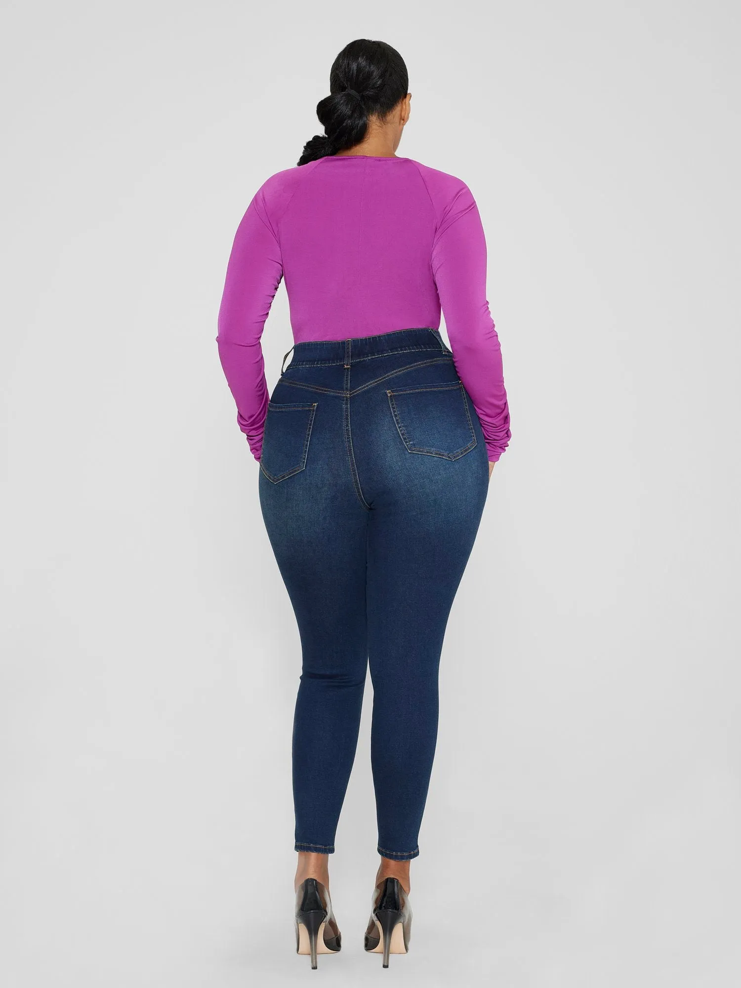 High Rise Curvy Fit Skinny Jeans