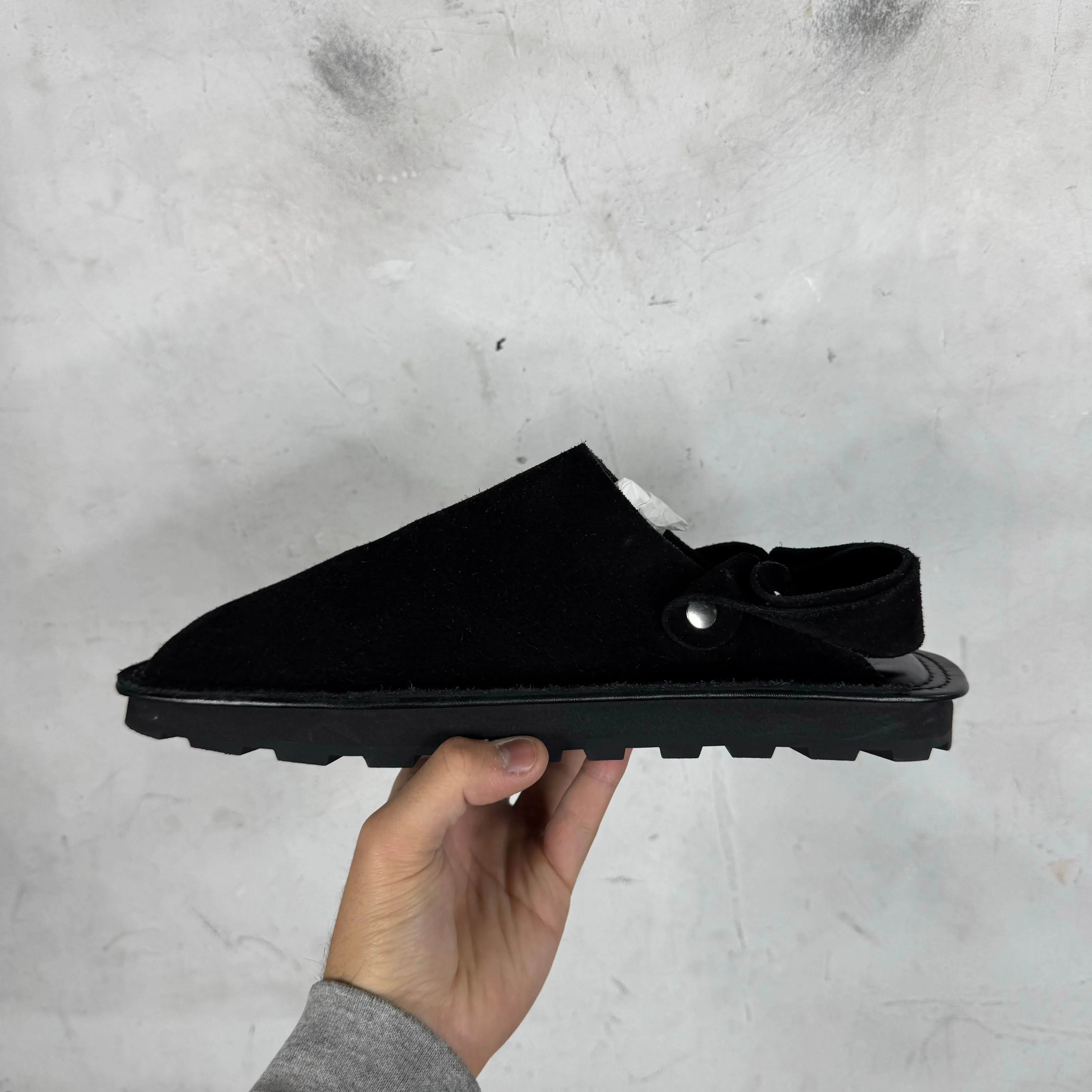 Jil Sander Suede Sabot Mules
