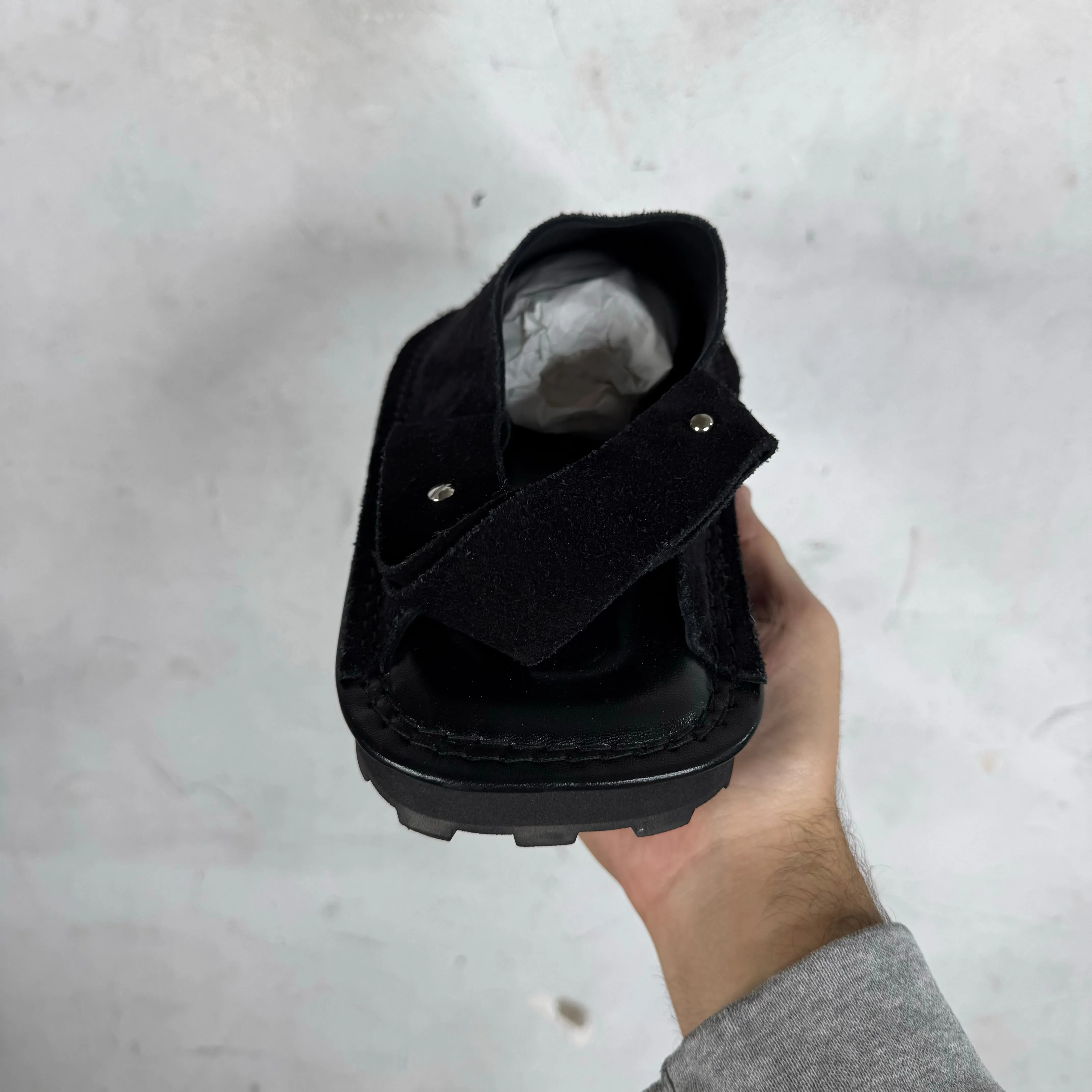 Jil Sander Suede Sabot Mules