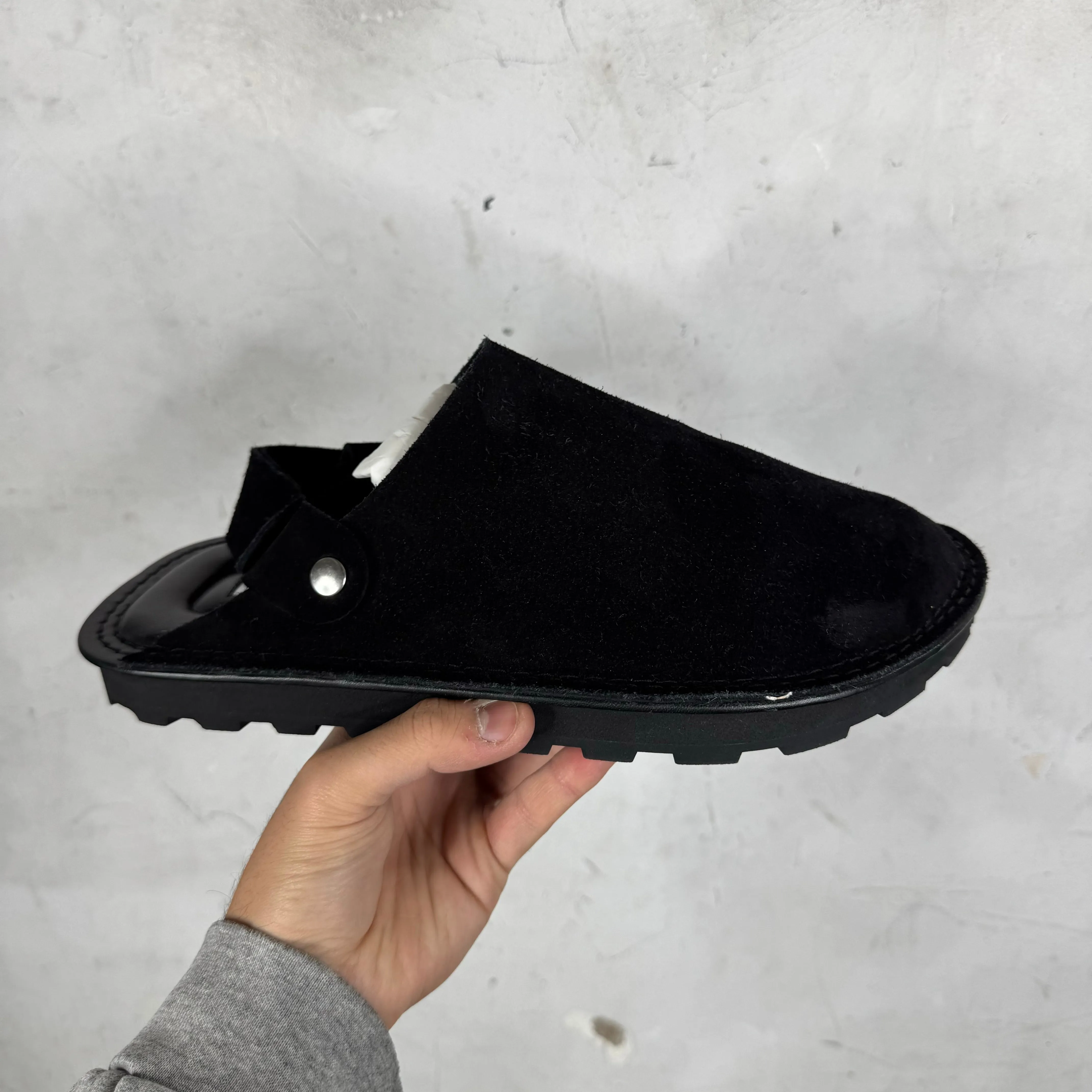 Jil Sander Suede Sabot Mules