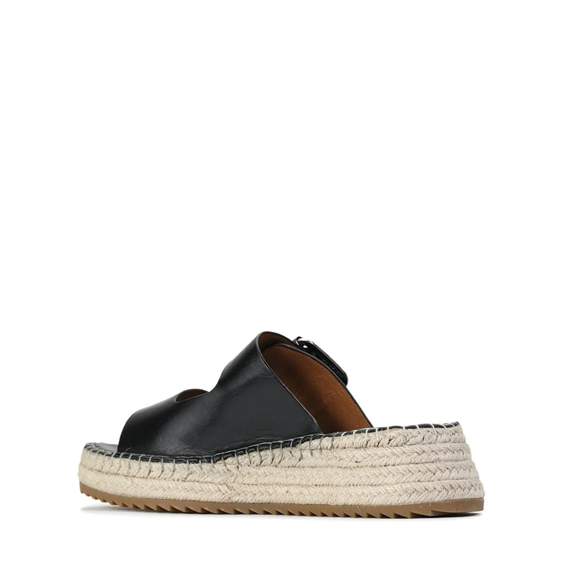 LAROSSA LEATHER ESPADRILLE ARCHIVE SLIDE
