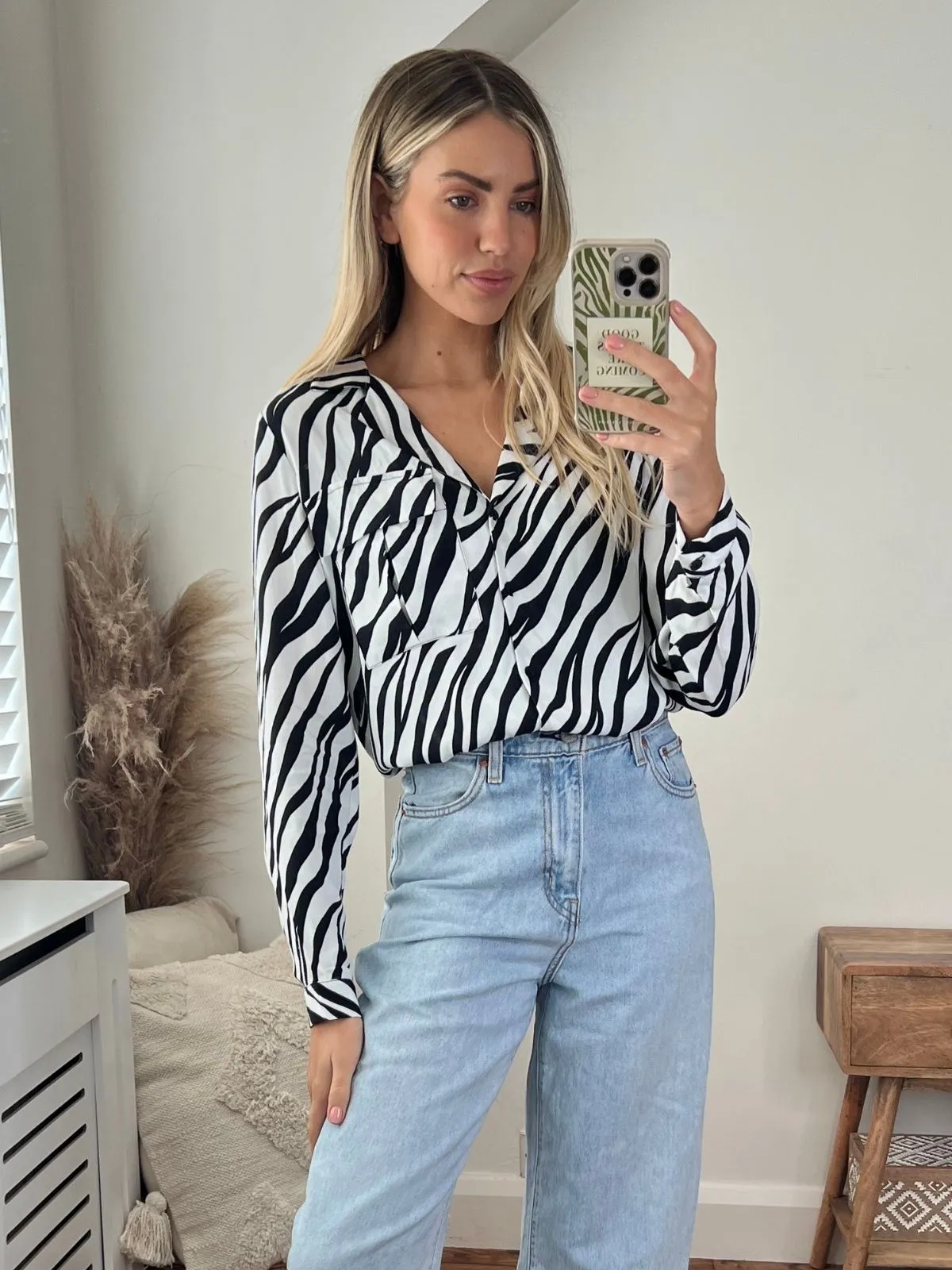 Lulu Shirt / Zebra Print