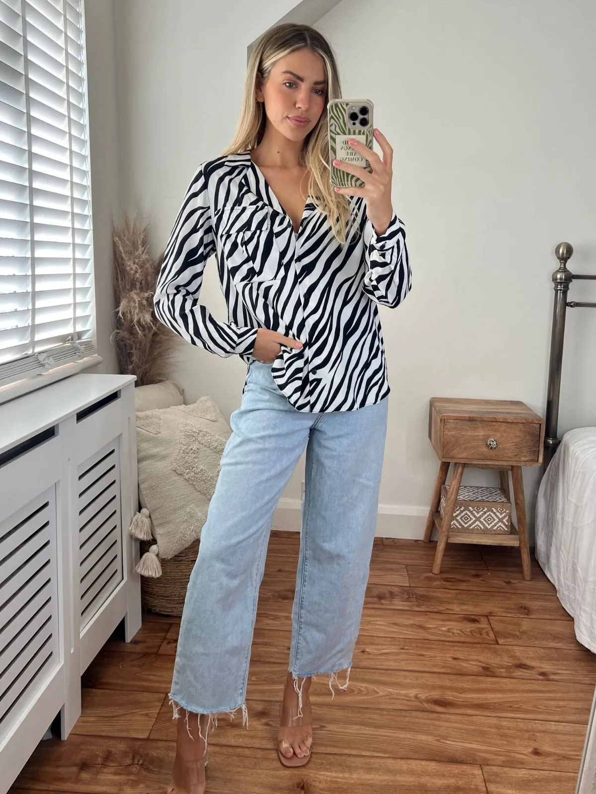 Lulu Shirt / Zebra Print