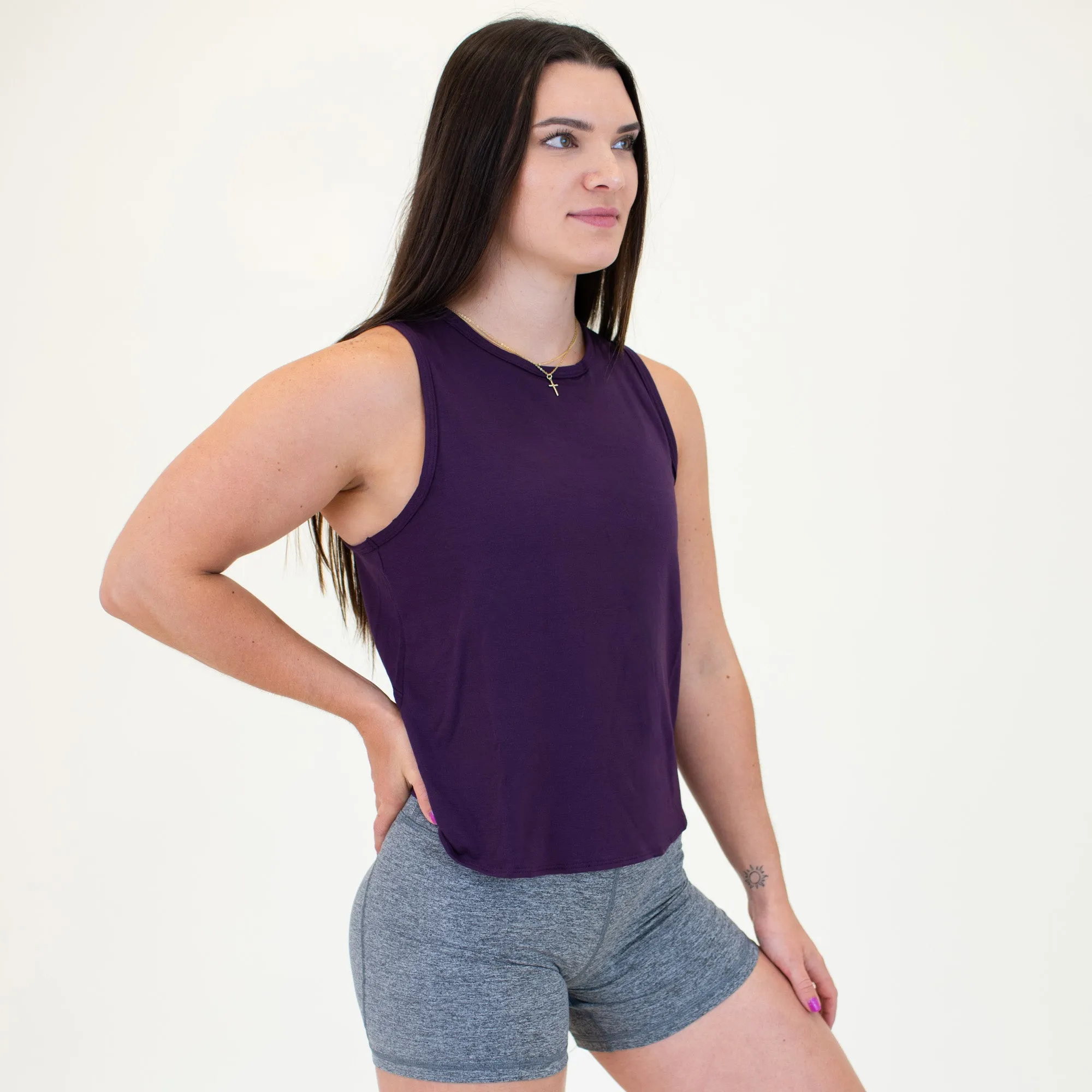 Lyra Tank - Plum