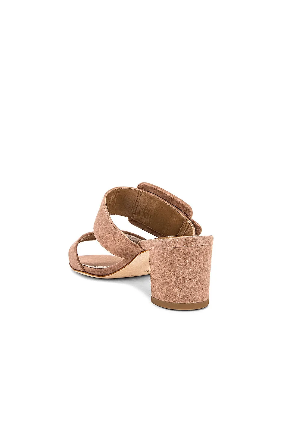 Manolo Blahnik Titubanew Sandal Mules, Dark Nude