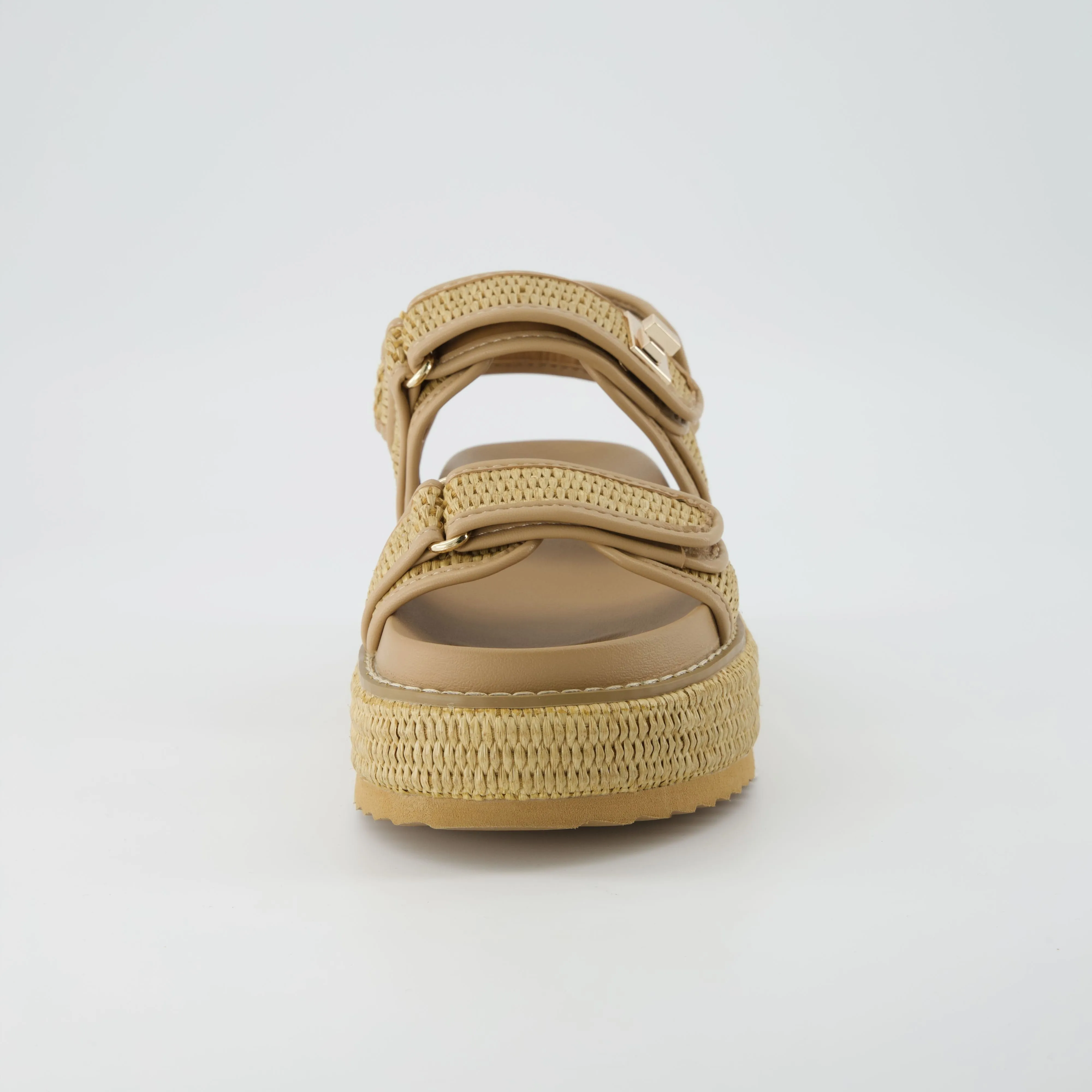 Shore Raffia Platform Sandal