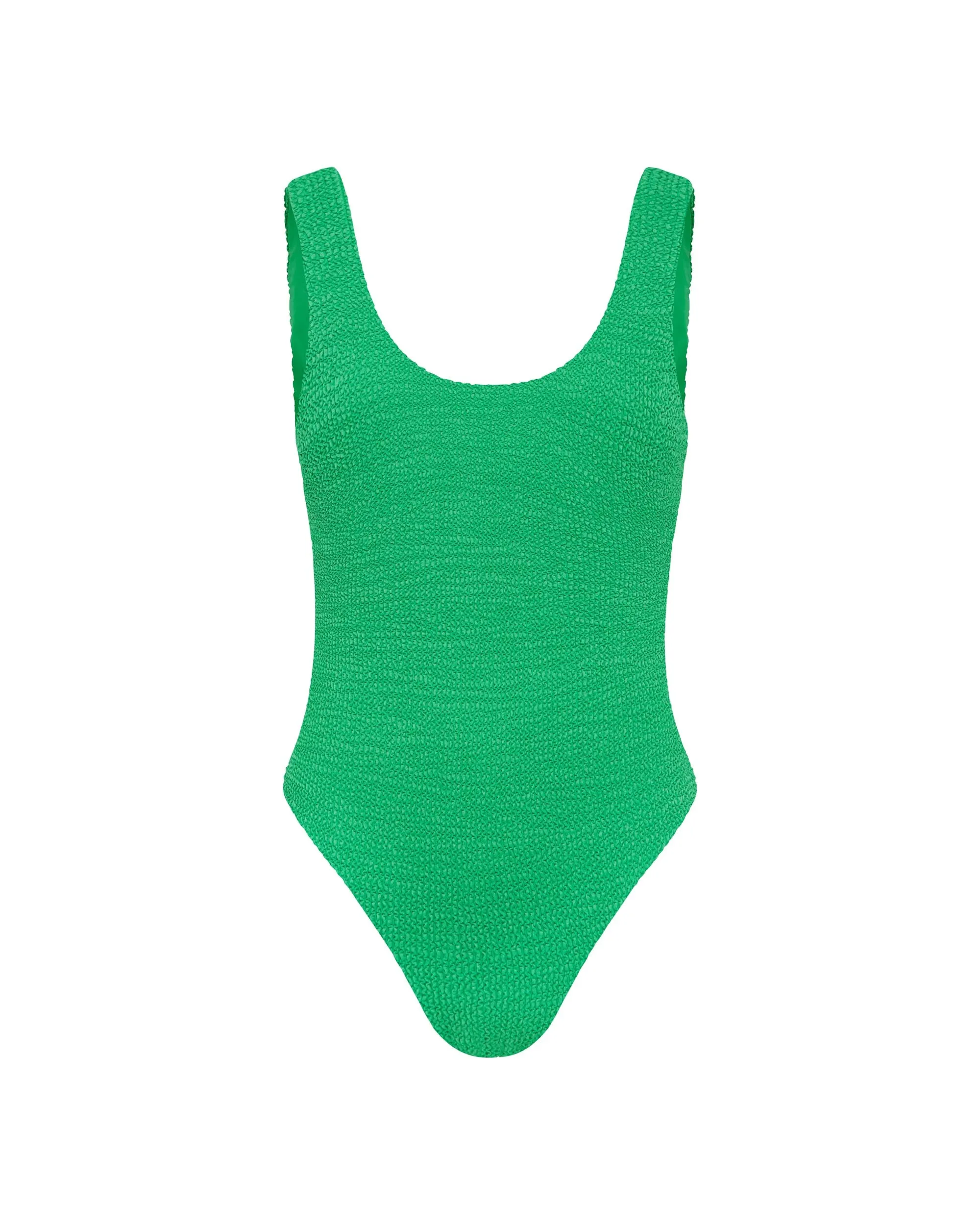 The Backless One Piece - Emerald Crimp